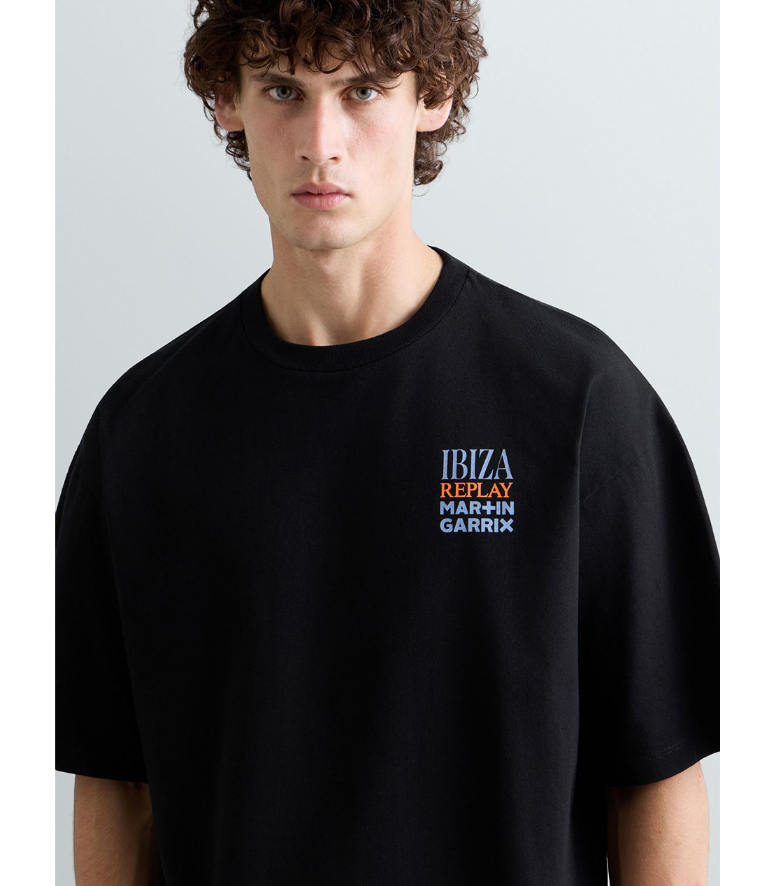REPLAY &times; MARTIN GARRIX グラフィックTEE IBIZA 詳細画像 ブラック 6